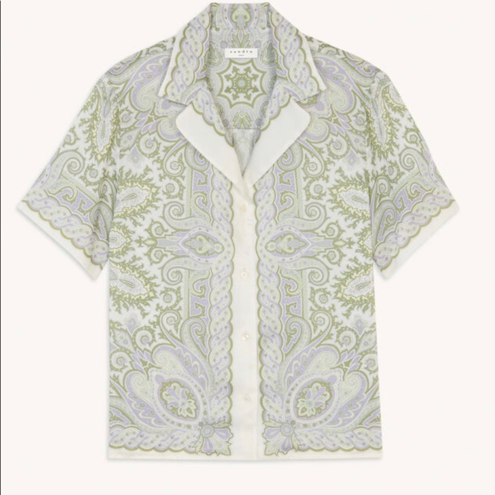 Sandro pajama shirt